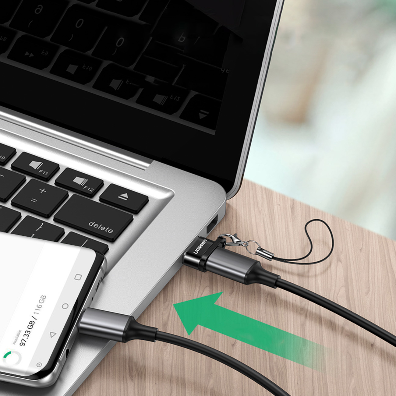 UGREEN Lightning to USB C / USB-C / USB Type C Male Adapter for USB