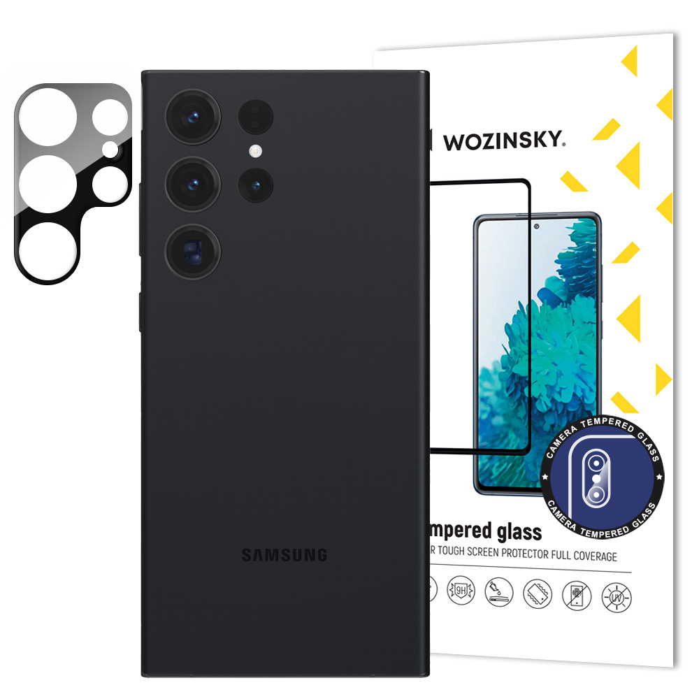 Wozinsky Full Camera Glass Samsung Galaxy S23 Ultra verre trempé pour  appareil photo 9H - grossiste d'accessoires GSM Hurtel